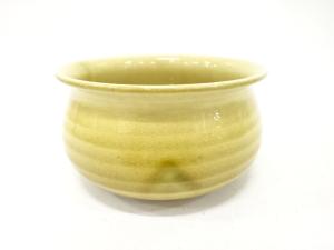 作家物　黄瀬戸釉　建水